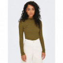 JACQUELINE DE YONG Camisetas Mujer Camiseta Manga Larga Fransiska Dried Tobacco