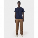 Camisetas Hombre Camiseta COLORFUL STANDARD de Algodón Orgánico Azul