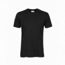 Camisetas Hombre Camiseta COLORFUL STANDARD de Algodón Orgánico Negra