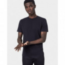 Camisetas Hombre Camiseta COLORFUL STANDARD de Algodón Orgánico Negra