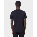 Camisetas Hombre Camiseta COLORFUL STANDARD de Algodón Orgánico Negra