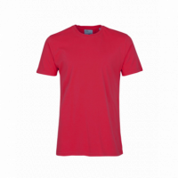 Camisetas Hombre Camiseta COLORFUL STANDARD de Algodón Orgánico Roja