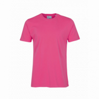 Camisetas Hombre Camiseta COLORFUL STANDARD de Algodón Orgánico Rosa Chicle