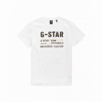 G-STAR RAW DENIM Camisetas Hombre Camiseta Stencil Originals