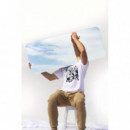 ECRU Camisetas Hombre Camiseta Unisex Orgánica Pol Montserrat Plantas