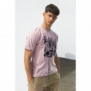 ECRU Camisetas Hombre Camiseta Unisex Orgánica Pol Montserrat Plantas