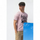 ECRU Camisetas Hombre Camiseta Unisex Orgánica Pol Montserrat Plantas