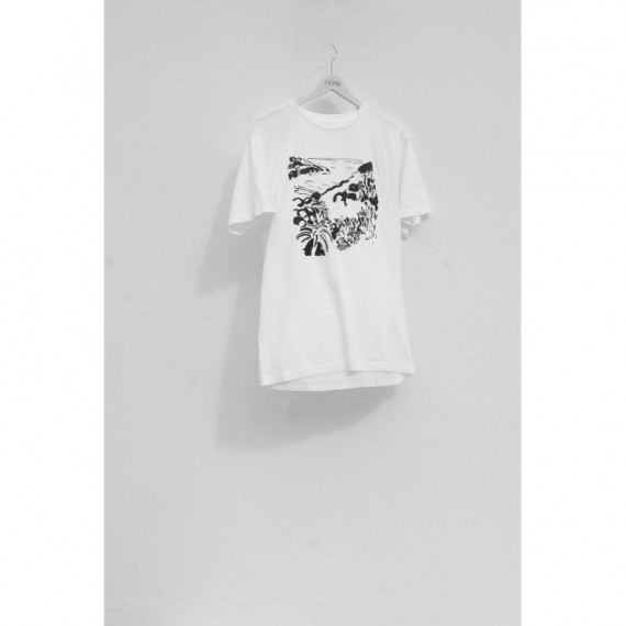 ECRU Camisetas Hombre Camiseta Unisex Orgánica Pol Montserrat Playa