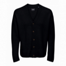 Jerséis y Sudaderas Cardigan ONLY&SONS Tom Black