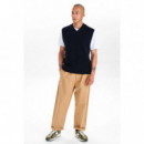 ANERKJENDT Jerséis y Sudaderas Chaleco Akkarsten Dark Navy