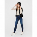 Chaquetas Mujer Chaleco ONLY New Tahoe Hood Black