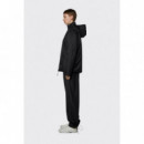 RAINS Chaquetas Hombre Chaqueta Unisex Padded Nylon Black