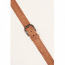 SALSA JEANS Cinturones Cinturón de Piel Arena