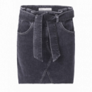 SALSA JEANS Falda Push In Secret Glamour Negra Lavada