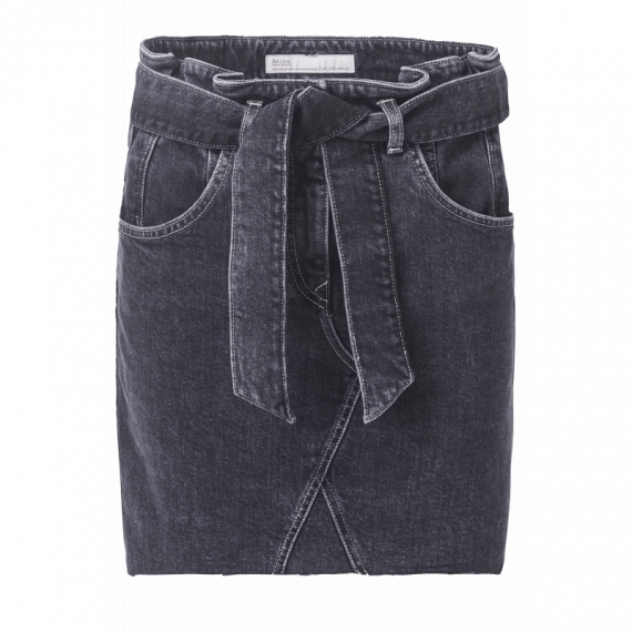 SALSA JEANS Falda Push In Secret Glamour Negra Lavada