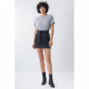 SALSA JEANS Falda Push In Secret Glamour Negra Lavada