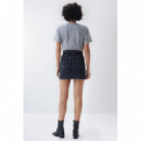 SALSA JEANS Falda Push In Secret Glamour Negra Lavada