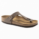 Calzado BIRKENSTOCK Gizeh Birko-flor Nubuck Mocha