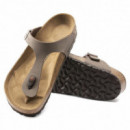 Calzado BIRKENSTOCK Gizeh Birko-flor Nubuck Mocha