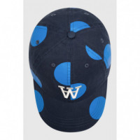 Casquettes et chapeaux WOOD Casquette Eli Pois Logo Marine