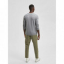 SELECTED Jerséis y Sudaderas Jersey Berg Algodón Pima Medium Grey Melange