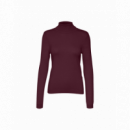 VERO MODA Jerséis y Sudaderas Jersey Cuello Alto Winetasting Happiness