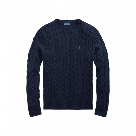 Jerséis y Sudaderas Jersey POLO RALPH LAUREN de Algodón de Punto de Ochos Azul