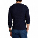 Jerséis y Sudaderas Jersey POLO RALPH LAUREN de Algodón de Punto de Ochos Azul