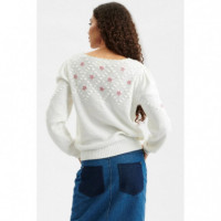 NÜMPH Jerséis y Sudaderas Jersey Nudullis Cloud Dancer