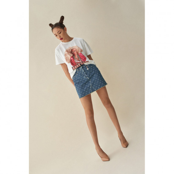 SALSA JEANS Minifalda Push In Secret Glamour Barbie