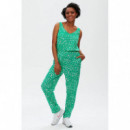 SUGARHILL BRIGHTON Mono Carly Green Leopard Love Hearts