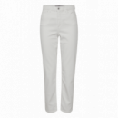 ICHI Pantalones Pantalón Blanco Ziggy Raven