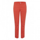BLENDSHE Pantalones Pantalón Chino Rojo Bspeggy