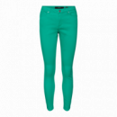 VERO MODA Pantalones Pantalón Slim Vea Holly Green