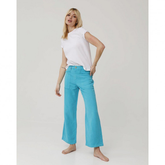 HAPPY BRAND Vaqueros Mujer Pantalón Sweety Turquoise