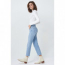 SALSA JEANS Vaqueros Mujer Pantalón Vaquero True Cropped Slim Claro