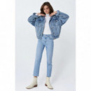 SALSA JEANS Vaqueros Mujer Pantalón Vaquero True Cropped Slim Claro