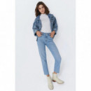 SALSA JEANS Vaqueros Mujer Pantalón Vaquero True Cropped Slim Claro