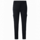 SALSA JEANS Pantalones Cargo Cropped Secret Glamour Negros