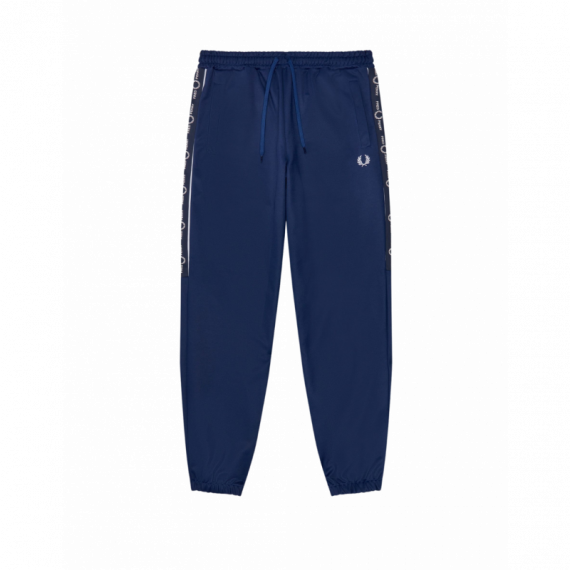 FRED PERRY Pantalones de Chándal con Paneles y Cinta Deportiva