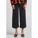 Pantalones ICHI Kate Wide Black