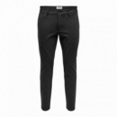 Pantalones ONLY&SONS Mark Tejido Jogger Dark Grey Melange