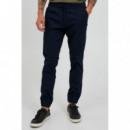 !SOLID Pantalones Slim-truc Cuff Insignia Blue