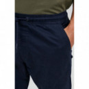 !SOLID Pantalones Slim-truc Cuff Insignia Blue