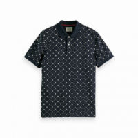 SCOTCH & SODA Polos Polo de Piqué Orgánico Printed