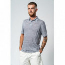 LA PAZ Polos Polo Leão Blue Mesc Stripes