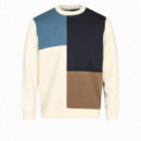 ANERKJENDT Jerséis y Sudaderas Sudadera Akallen Colorblock Terry Tofu