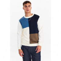 ANERKJENDT Jerséis y Sudaderas Sudadera Akallen Colorblock Terry Tofu