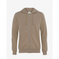 COLORFUL STANDARD Jerséis y Sudaderas Sudadera Clásica Orgánica con Cremallera Desert Khaki