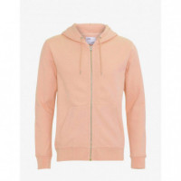COLORFUL STANDARD Jerséis y Sudaderas Sudadera Clásica Orgánica con Cremallera Paradise Peach
